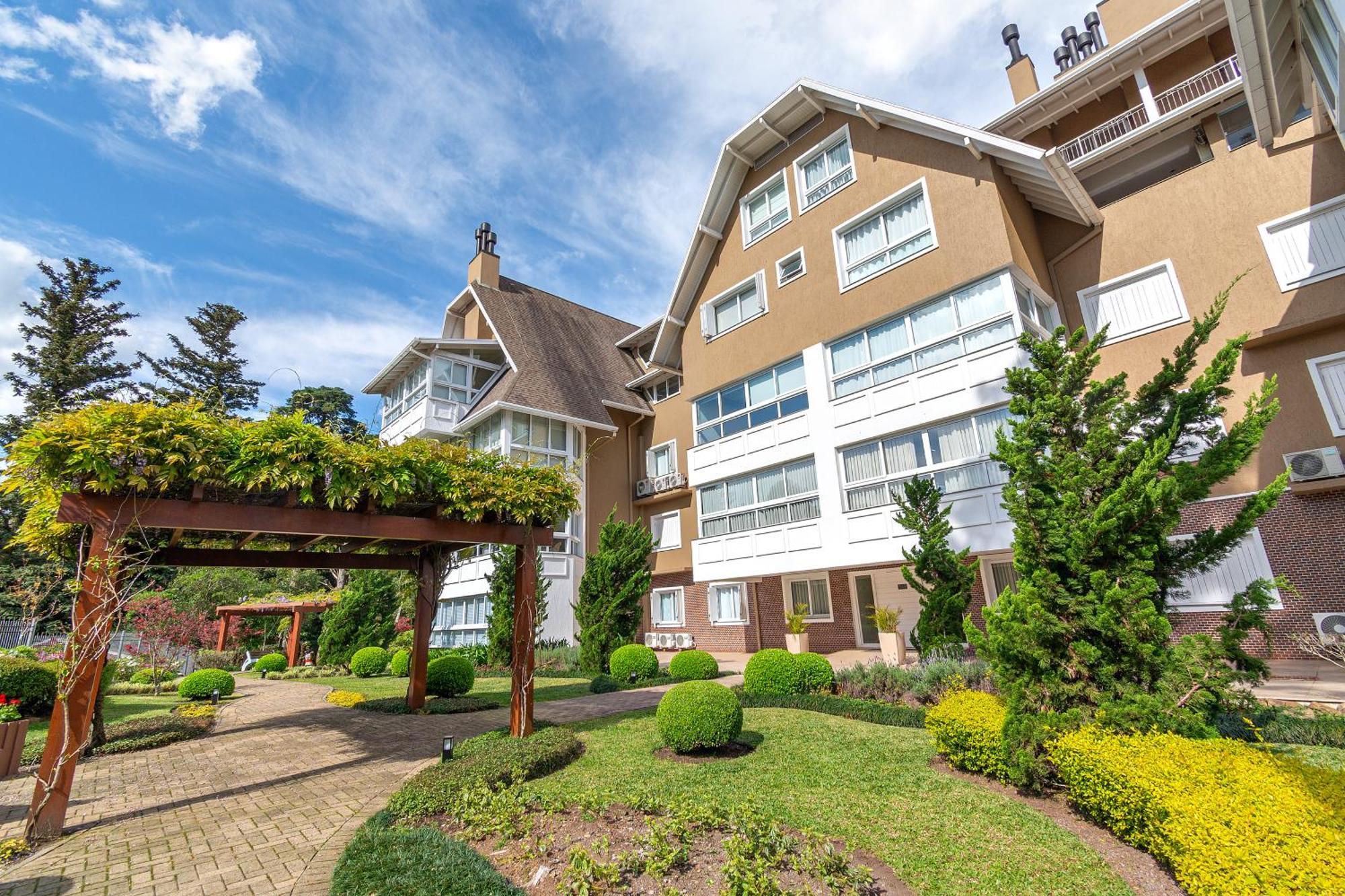 Luxuoso Apartamento Central Para 10 Pessoas Gramado Dış mekan fotoğraf