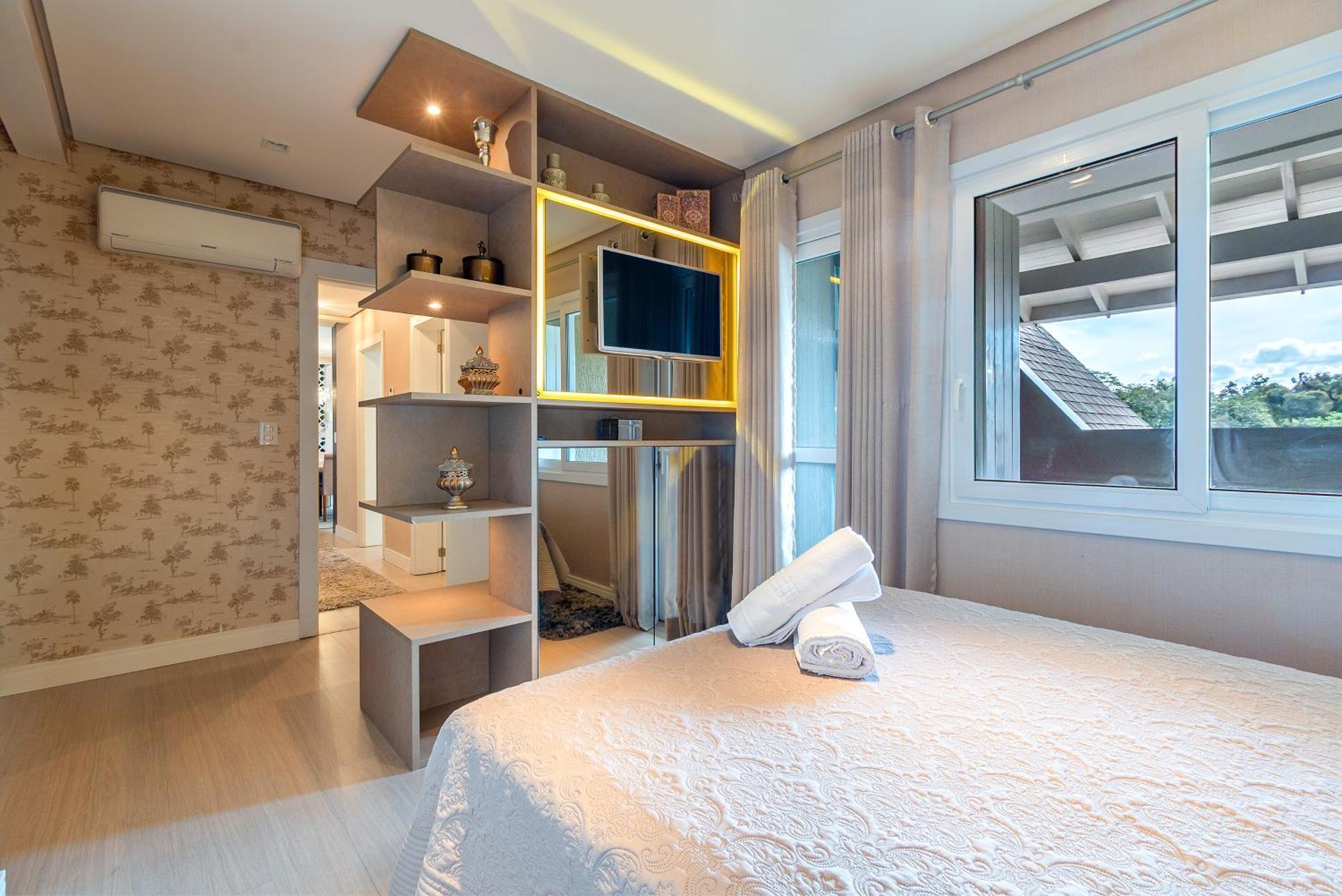 Luxuoso Apartamento Central Para 10 Pessoas Gramado Dış mekan fotoğraf