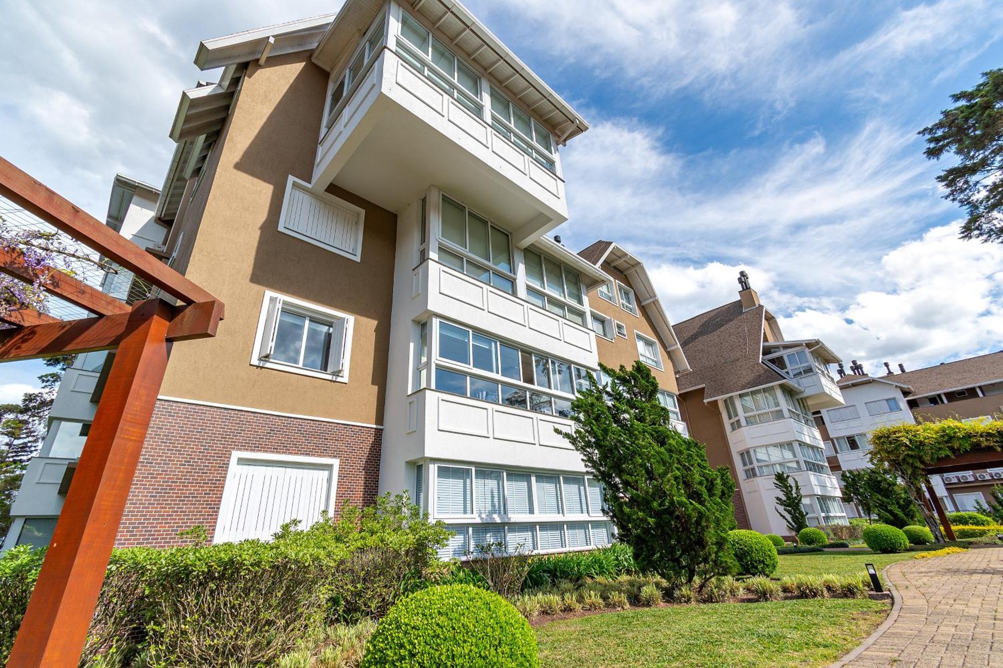 Luxuoso Apartamento Central Para 10 Pessoas Gramado Dış mekan fotoğraf